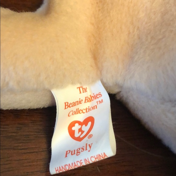 EUC Pig (Squealer) & Pug (Pugsly) Beanie Babies - Picture 8 of 15